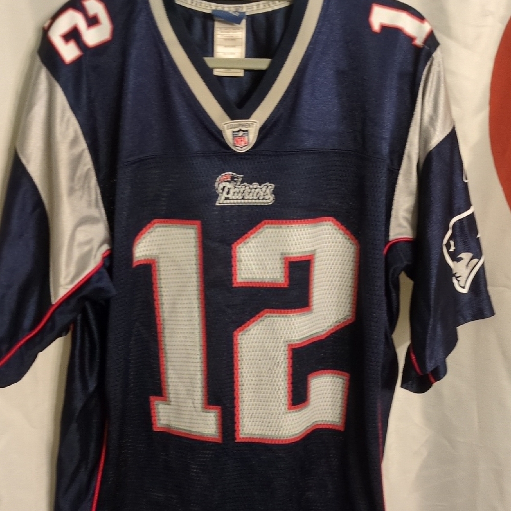NFL Navy and Silver Equipment Label